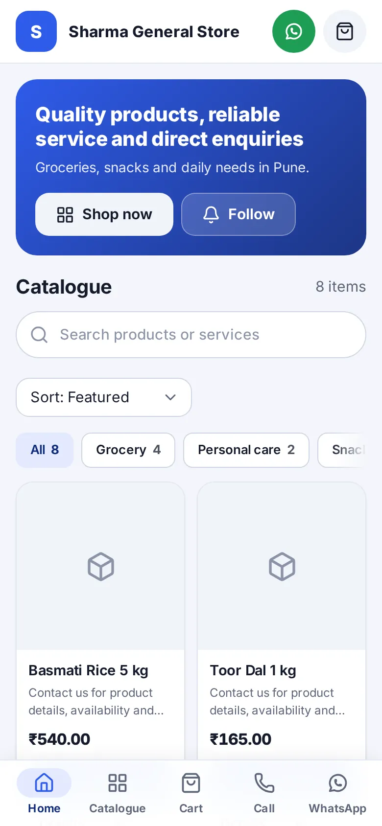 Online store